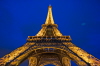 Eiffelturm in Blau